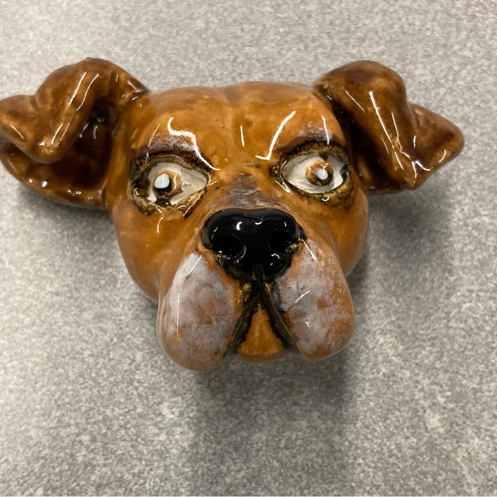 Ceramic Dog Head